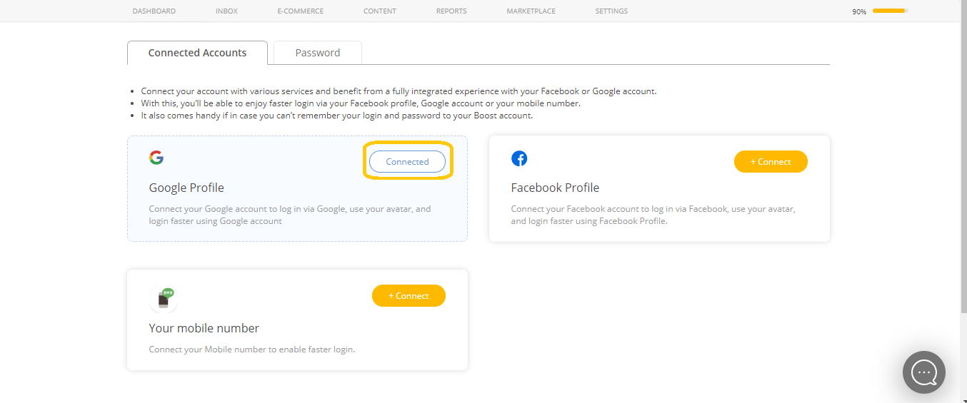 [How To] Connect your Google Account with Boost to Login Via Google NowFloats